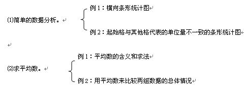 三年级数学下册第三单元统计教材教法(人教版)